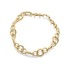 David Webb Necklaces*Triple Round Link Necklace