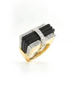 David Webb Rings*Tuxedo Ring