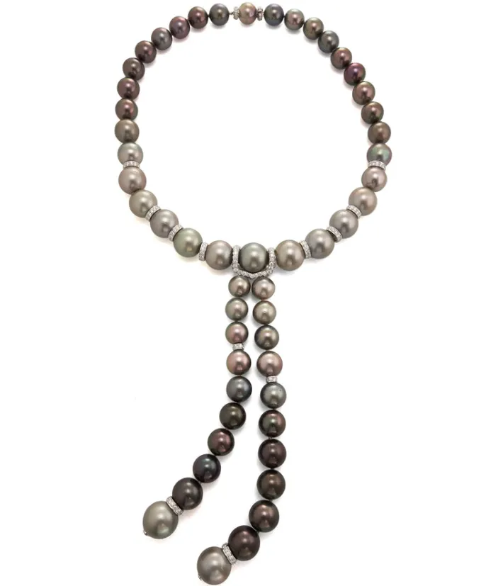 David Webb Necklaces*Twin Tails Necklace