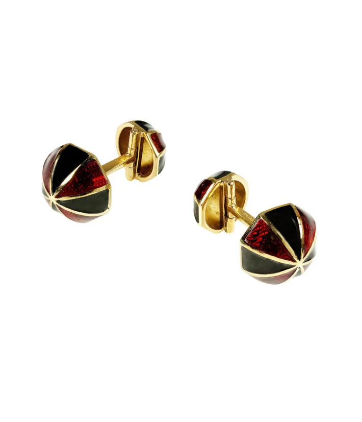 David Webb Cuff Links*Umbrella Cuff Links
