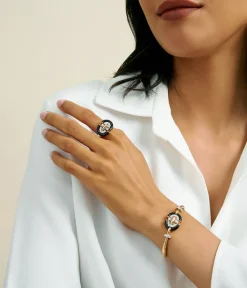 David Webb Bracelets*Unity Bracelet, Black Enamel