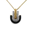 David Webb Necklaces*Unity Necklace, Black Enamel