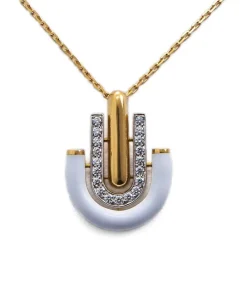 David Webb Necklaces*Unity Necklace, White Enamel