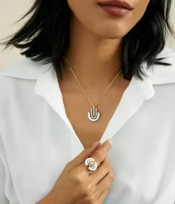 David Webb Necklaces*Unity Necklace, White Enamel