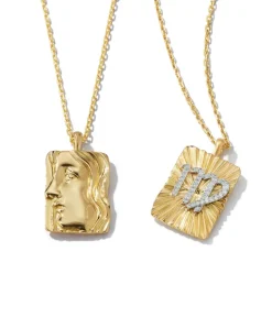 David Webb Necklaces*Virgo Zodiac Pendant Necklace, Diamonds