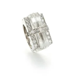 David Webb Rings*White Tuxedo Ring