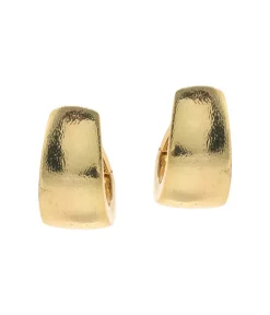 David Webb Earrings*Wide Hoop Earrings