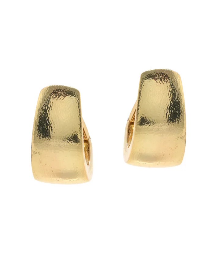 David Webb Earrings*Wide Hoop Earrings