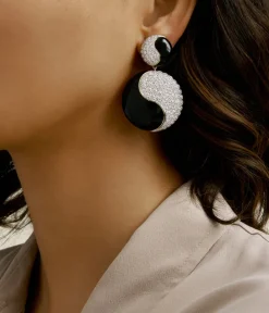 David Webb Earrings*Yin and Yang Earrings
